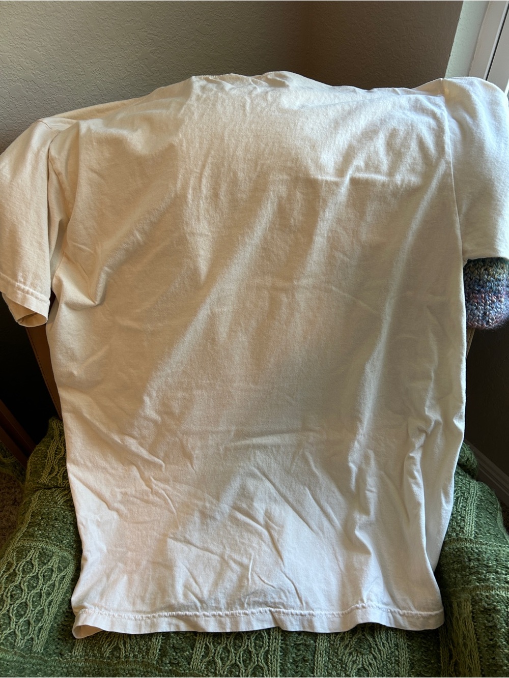 DEUX VISAGES Band Tee with Black Cat Faces Inside a Star Size XL - Picture 4 of 4